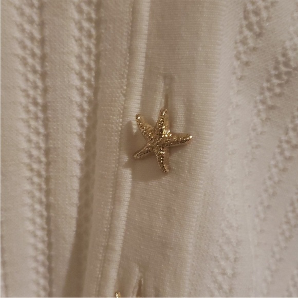 Sandro White Crop Cardigan - Picture 4 of 8